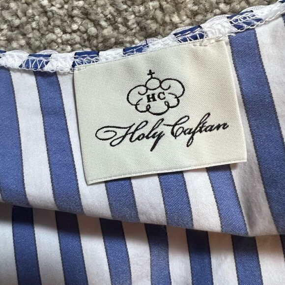 Holy Caftan stripe midi dress size 42 - Picture 4 of 5